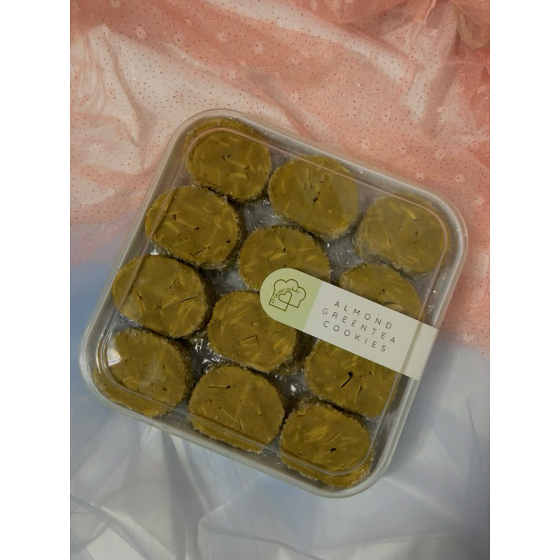 

Almond Greentea Cookies
