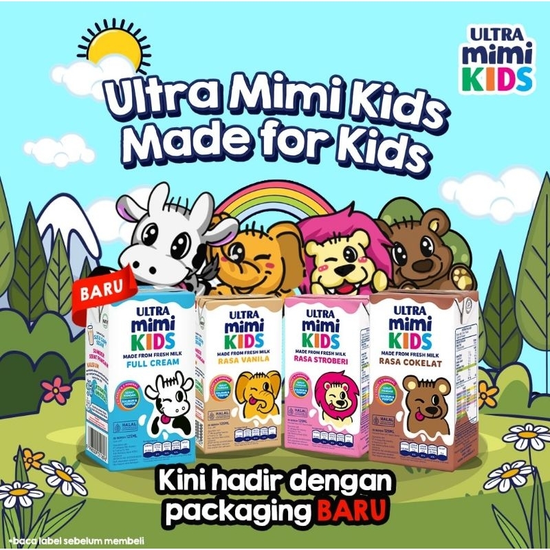 

(1 Dus isi 40pcs) SUSU ULTRA MIMI KIDS 125ml