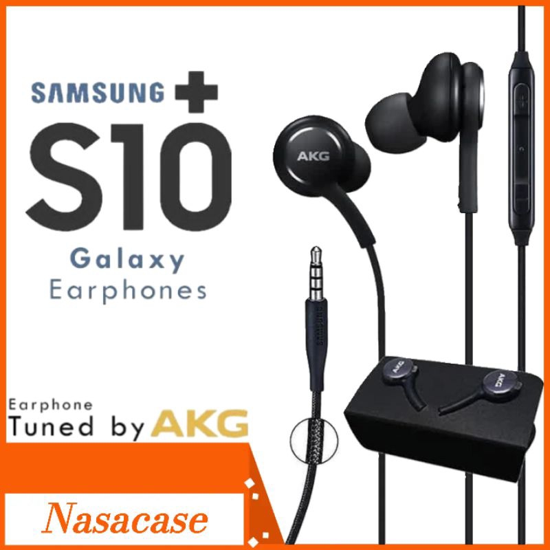Headset Samsung S10 plus akg 3.5mm jack earphones original