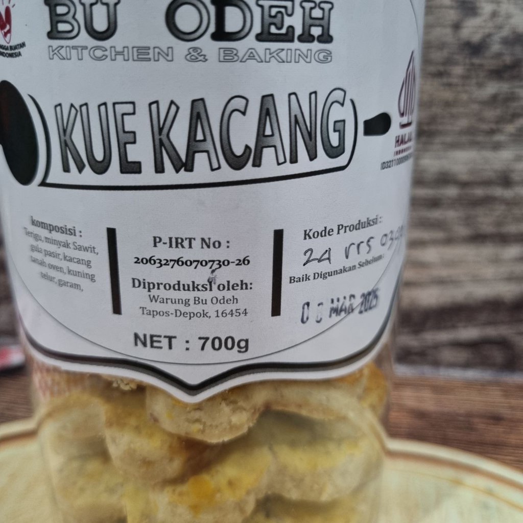 

Kue Kacang Bu Odeh Kue Kering Tradisional Khas Betawi