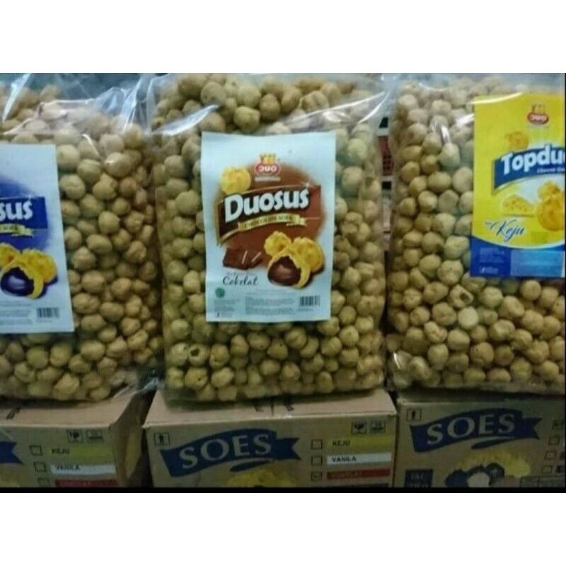 

KUE SUS COKELAT MEREK DUOSUS UKURAN 1KG