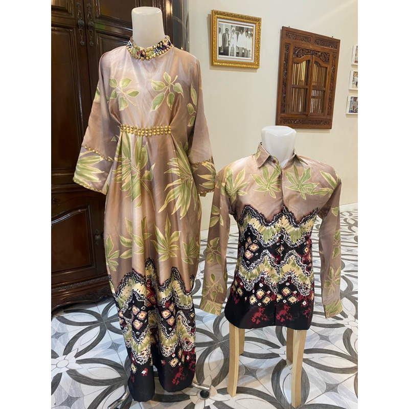 Couple kaftan jumputan
