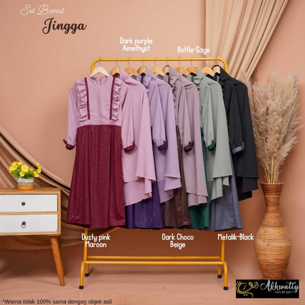 BANAT JINGGA BY AKHWATIY SETELAN GAMIS ANAK JINGGA