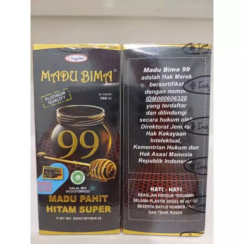 Madu Bima 99 | Madu Pahit Hitam Super 150ml