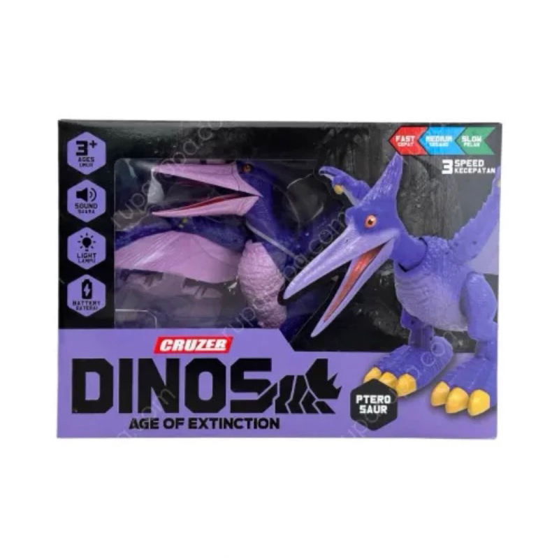 Robot dino attack Pterosaur - mainan anak robot RC Dinosaurus