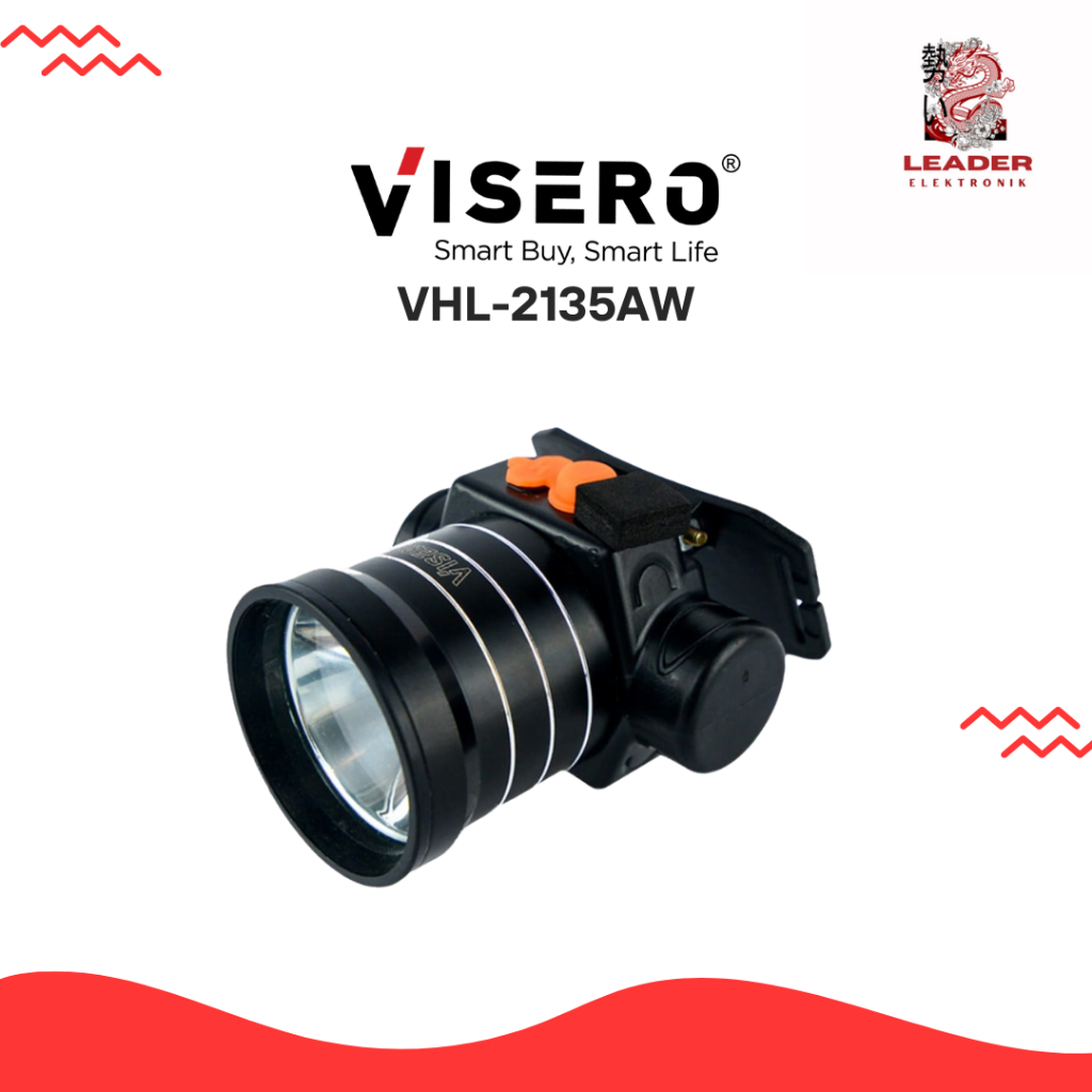 VISERO Cahaya Putih Body Aluminium VHL-2135AW