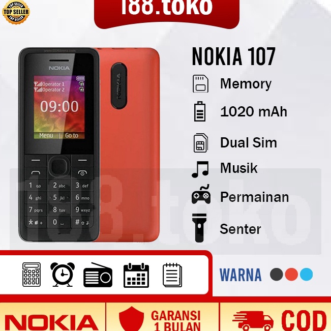SyY HP NOKIA 17 HANDPHONE Jadul Murah Garansi Toko