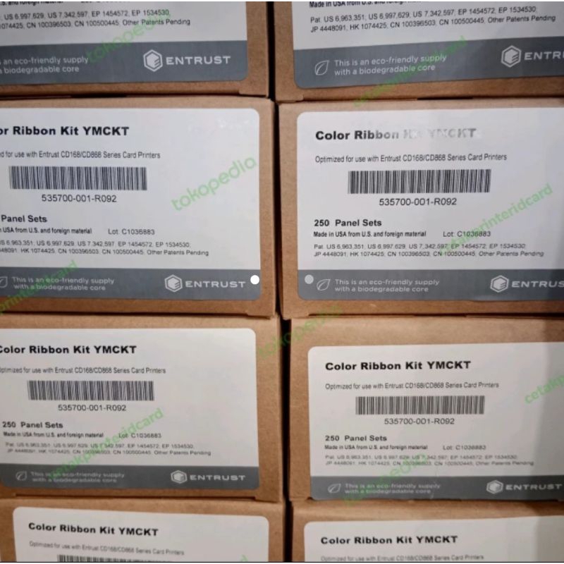 Ribbon Color YMCKT Datacard 535700-001-R092 / Datacard / R092