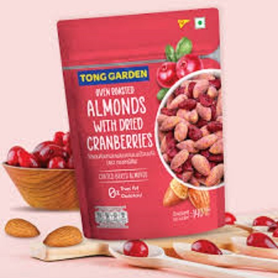 

Tong Garden Oven Roasted Almonds With Dried Cranberries 140gr