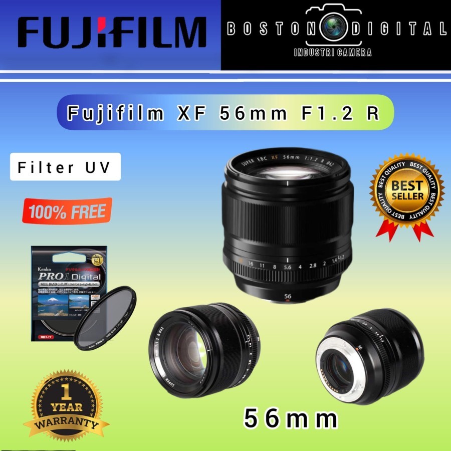 LENSA FUJIFILM XF 56MM F1.2 R / FUJIFILM XF 56MM F1.2 R