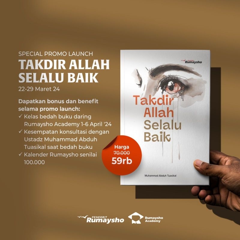 Buku Takdir Allah Selalu Baik