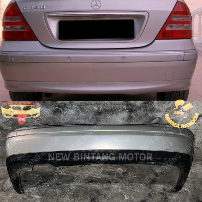 Bumper belakang mercedes C Class W203 original
