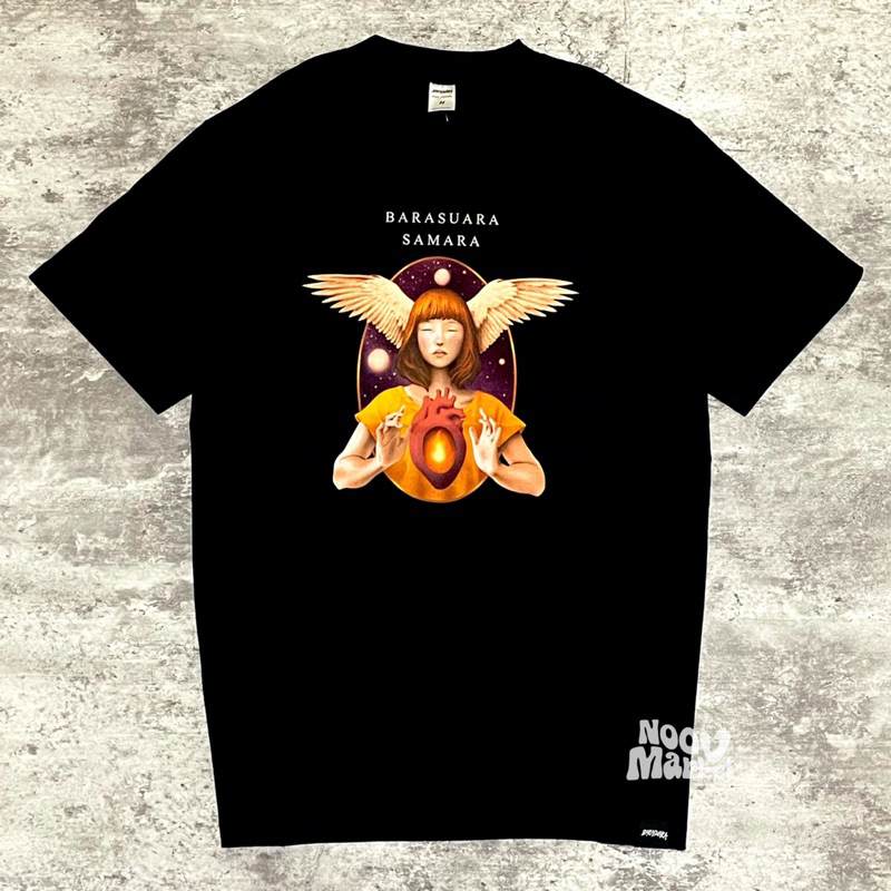 noov music merch Barasuara - Samara Tshirt - Black | Original Merchandise Kaos Pria