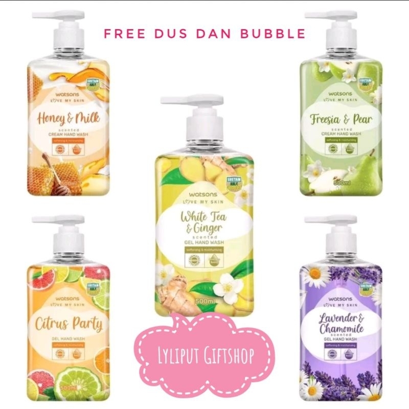 sabun cuci tangan pump watson watsons murah 500 ml foaming hand wash 300ml