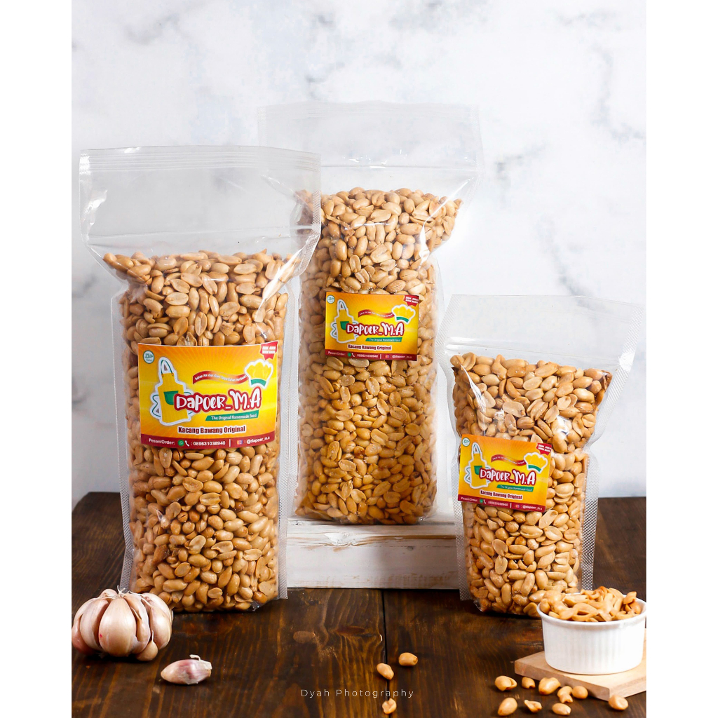 

Kacang Bawang Gurih dan Renyah (Kemasan 1 kg)