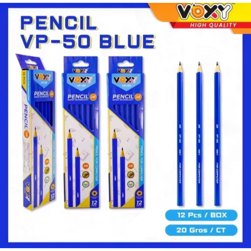 

Pencil || Pensil 2B M2000 || 2B Pensil Biru