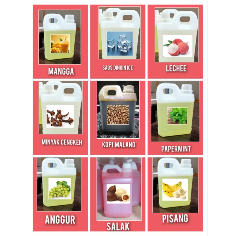 

FLOVOUR atau AROMA ANEKA BUAH