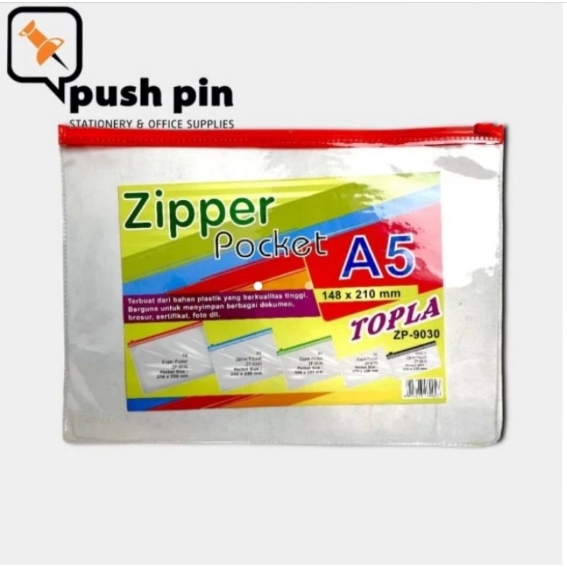 

Topla Zipper Pocket F4 ZP-9030