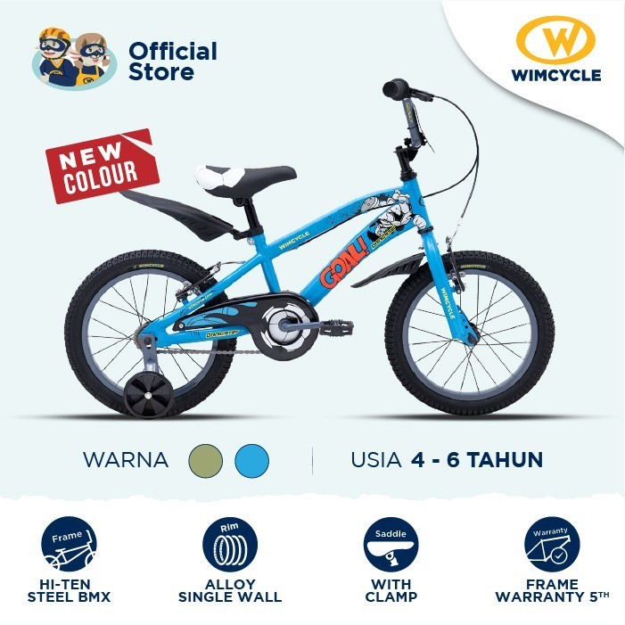 (TERMURAH) Bmx 16 18 wimcycle dragster wim cycle drag ster sepeda anak laki sepeda bmx
