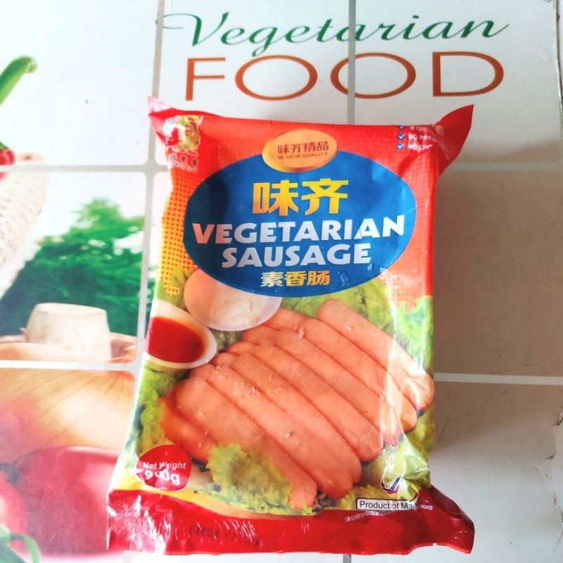 

VEGETARIAN SAUSAGE SOSIS, 900g, (FROZEN FOOD), MR. VEGE