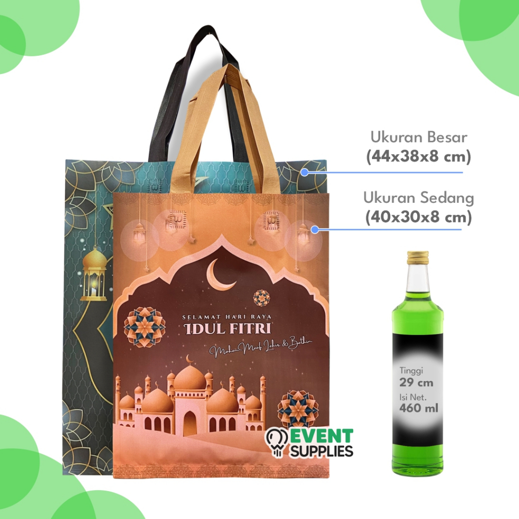 

Tas Parcel Lebaran Laminasi / Goodie Bag Idul Fitri / Tas Bingkisan Lebaran