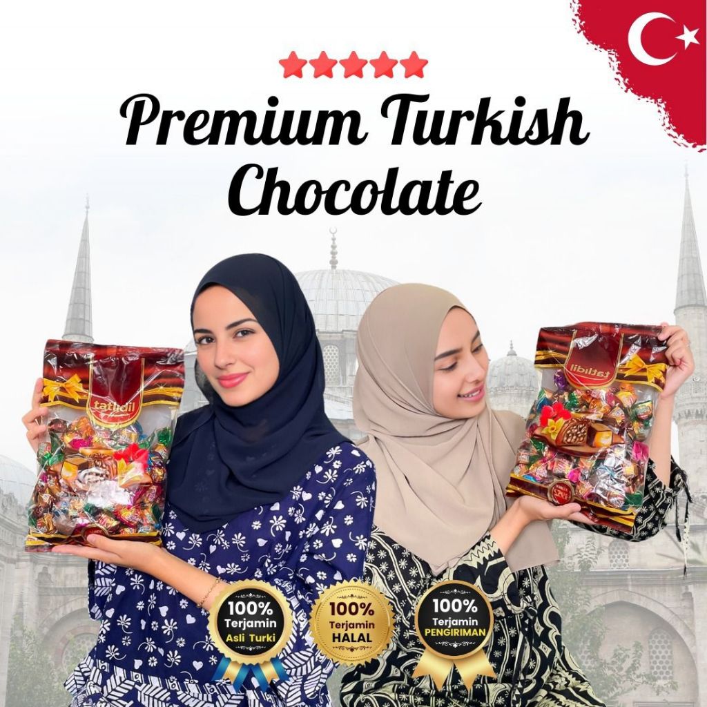 

TURKISH CHOCOLATE - Coklat Premium Asli Turki (Isi 1Kg)