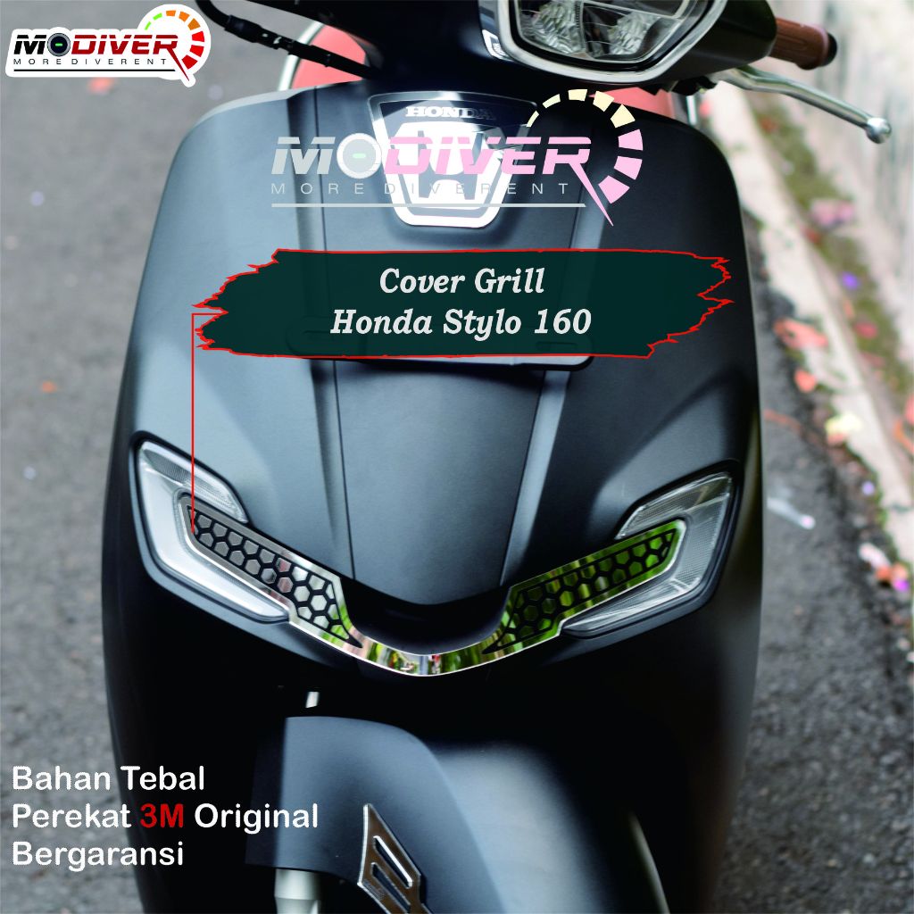 HONDA STYLO 160 - Aksesoris Garnish Cover Grill Motor