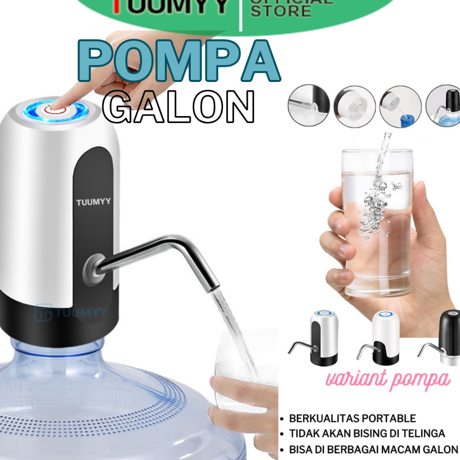 cn  TUUMYY  Pompa Galon Elektrik Dispenser Air Galon Charge DISPENSER USB