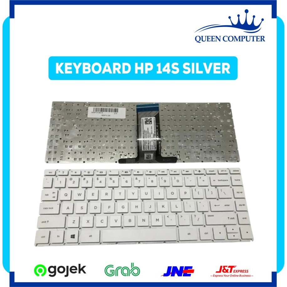 Keyboard Laptop HP 14S Silver