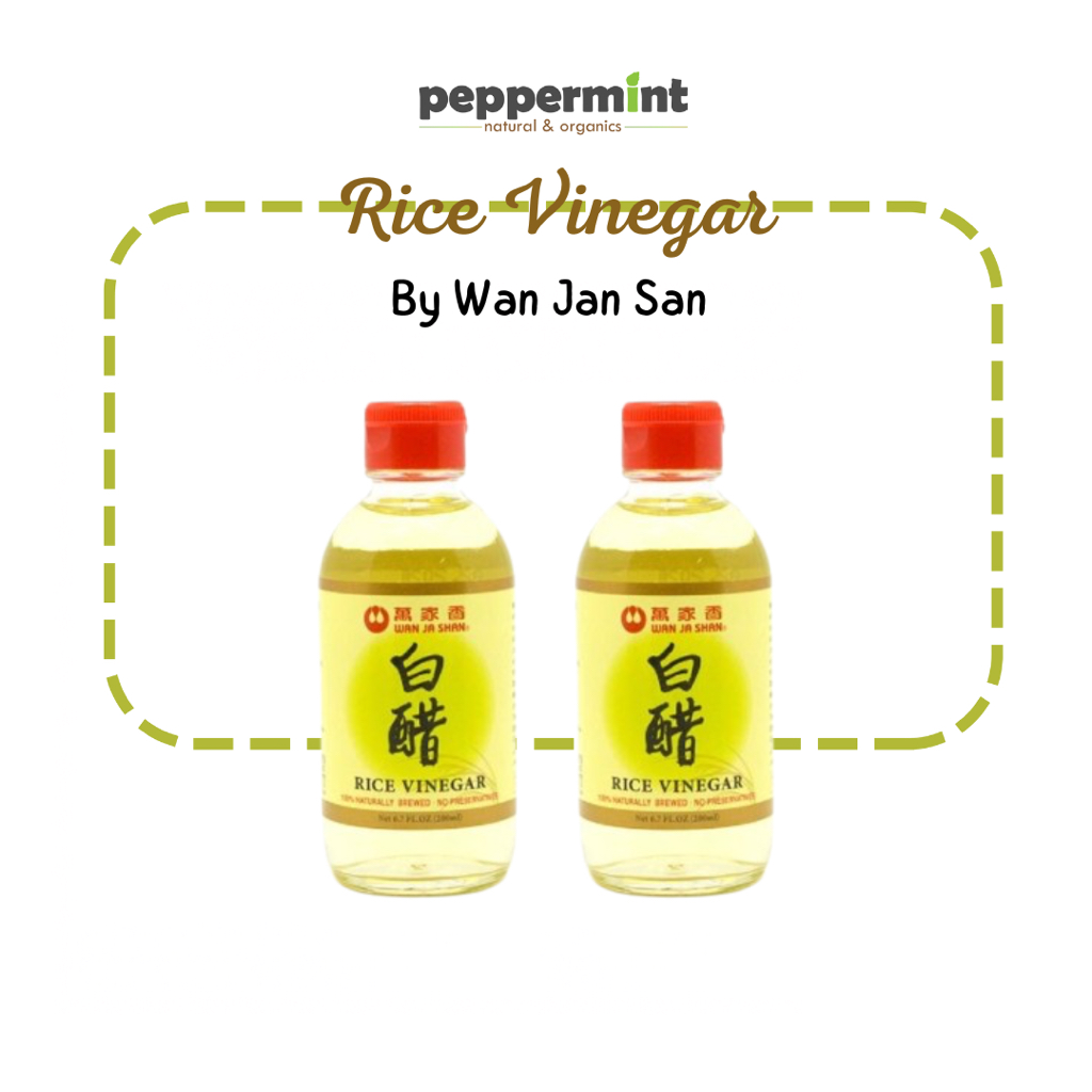 

Wan Ja Shan Rice Vinegar Organic (200 ml) / Cuka Beras Organik