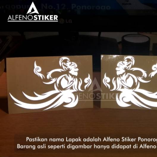 Stiker Wayang Po Haryanto Kanan Kiri | Cutting Sticker