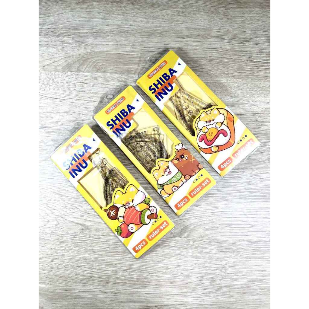 

Penggaris Mika Set 20cm CQ-0194 / Motif Shiba Inu