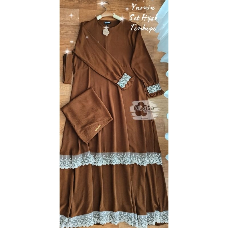 [BARU] TIFFANY SET SYAR'I ORI ATHATA/YASMIN SET ATHATA/ GAMIS SET TERBARU ATHATA EXCLUSIVE