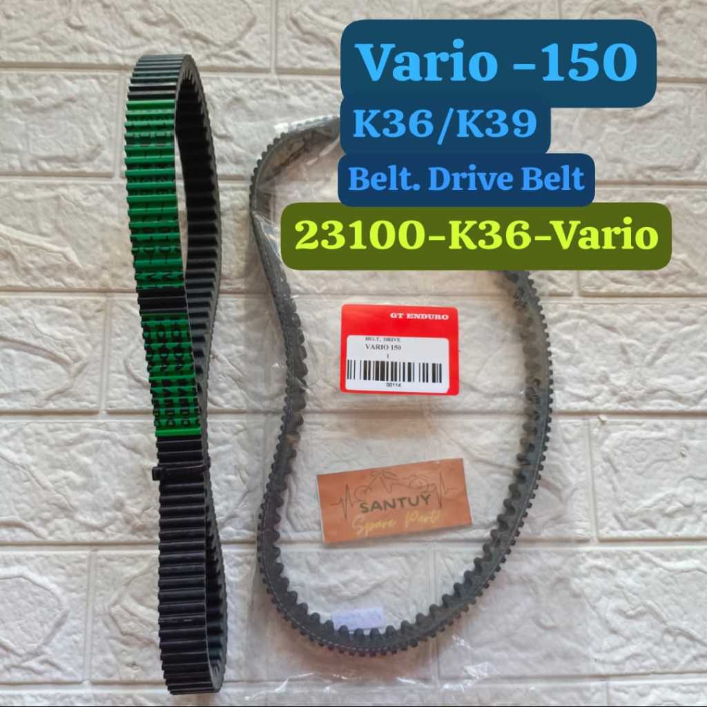 V-BELT VARIO-150 K35-23100-K36-JO10 -K39-BANDO ENDURO #santuymotoshop
