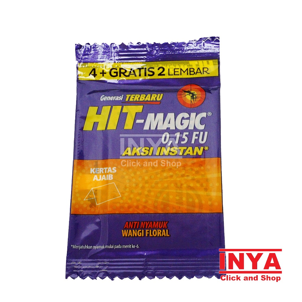 HIT- Magic 0,15 FU Kertas Ajaib Anti Nyamuk - Obat Nyamuk Bakar