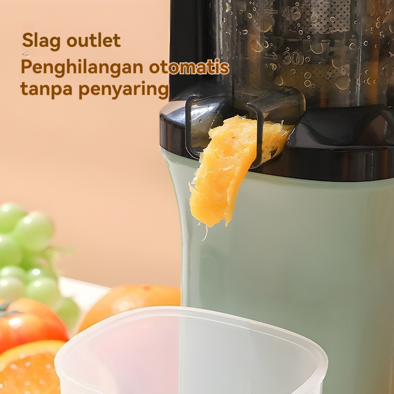 Slow Juicer Portable Small Fruit Vegetable Juicer 400Ml Mini Electric Juicer 120W Slow Chewing