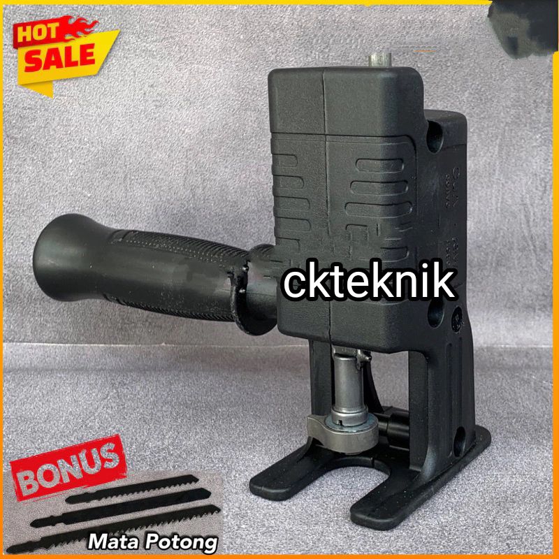 adaptor bor gergaji jigsaw ke mesin bor Reciprocating jigsaw drill adaptor pengubah mesin bor