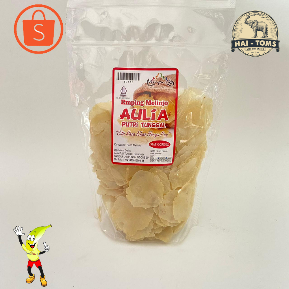 

EMPING MELINJO MENTAH AULIA 250 GRAM