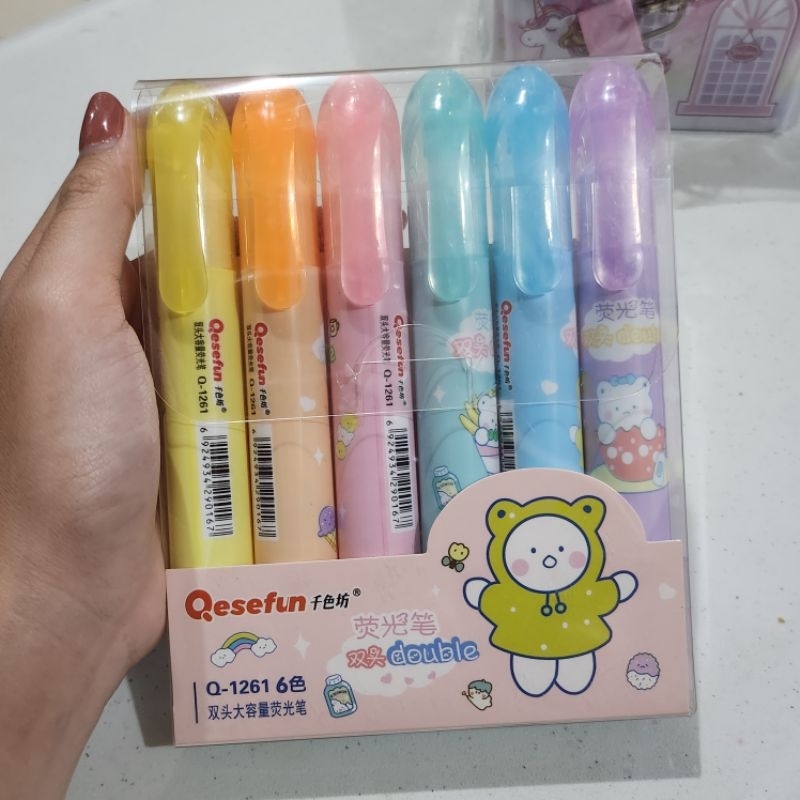 

STABILO QESEFUN DOUBLE ATAS BAWAH MULTI STABILO STATIONARY CUTE 5K/1pcs