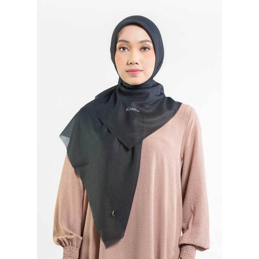 ELZATTA DAUKY HIJAB SEGI EMPAT KANARA SQUARE PREMIUM KERUDUNG ELZATTA BAHAN PREMIUM VOAL JILBAB ELZA