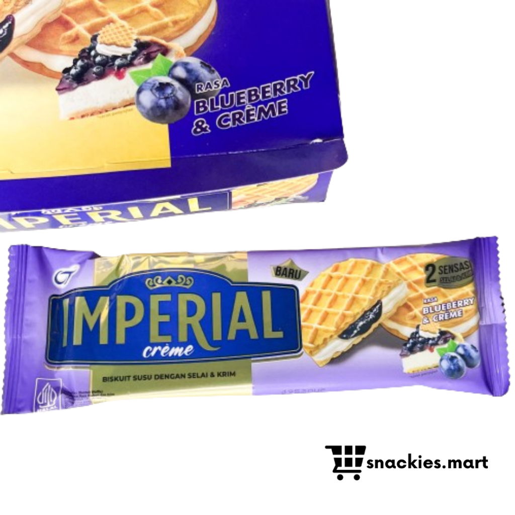 

Biskuit Imperial Blue Pcs Rasa Blueberry - 27gr