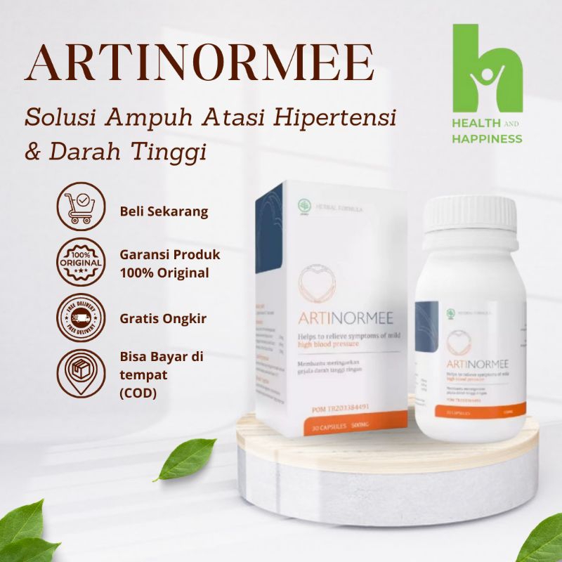 Artinormee Asli Herbal Original Obat Hipertensi Darah Tinggi Ampuh
