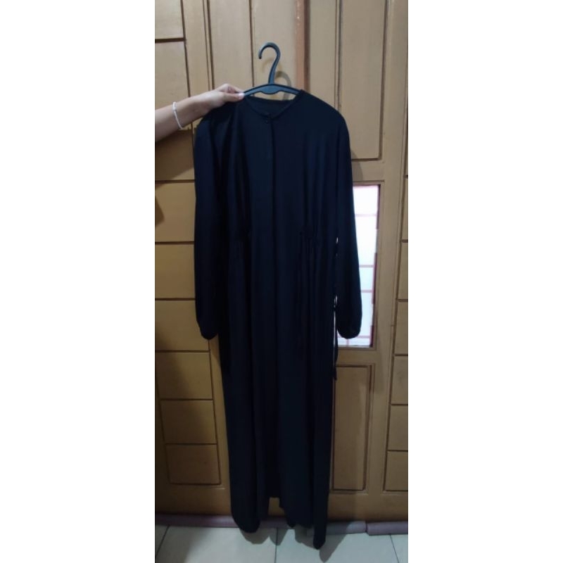 preloved gamis abaya hitam