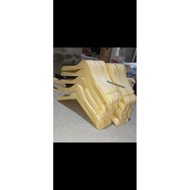 Hanger kayu 1lusin / Hanger kayu dewasa 1lusin