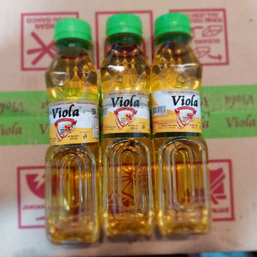

½ KARTON MINYAK GORENG VIOLA ISI 250ML PER BOTOL | ½ KARTON ISI 24 BOTOL