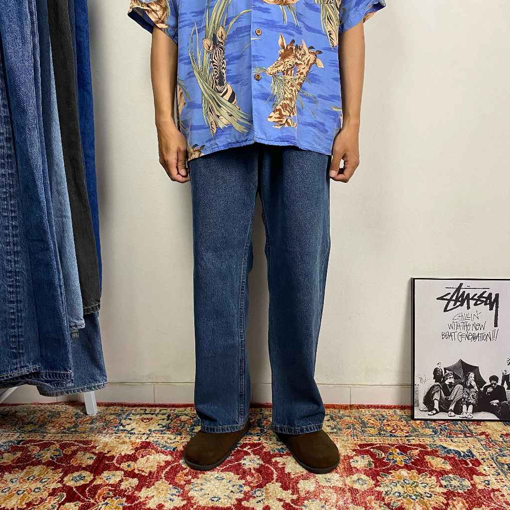 Celana Panjang Jeans Faded Glory Loose Fit