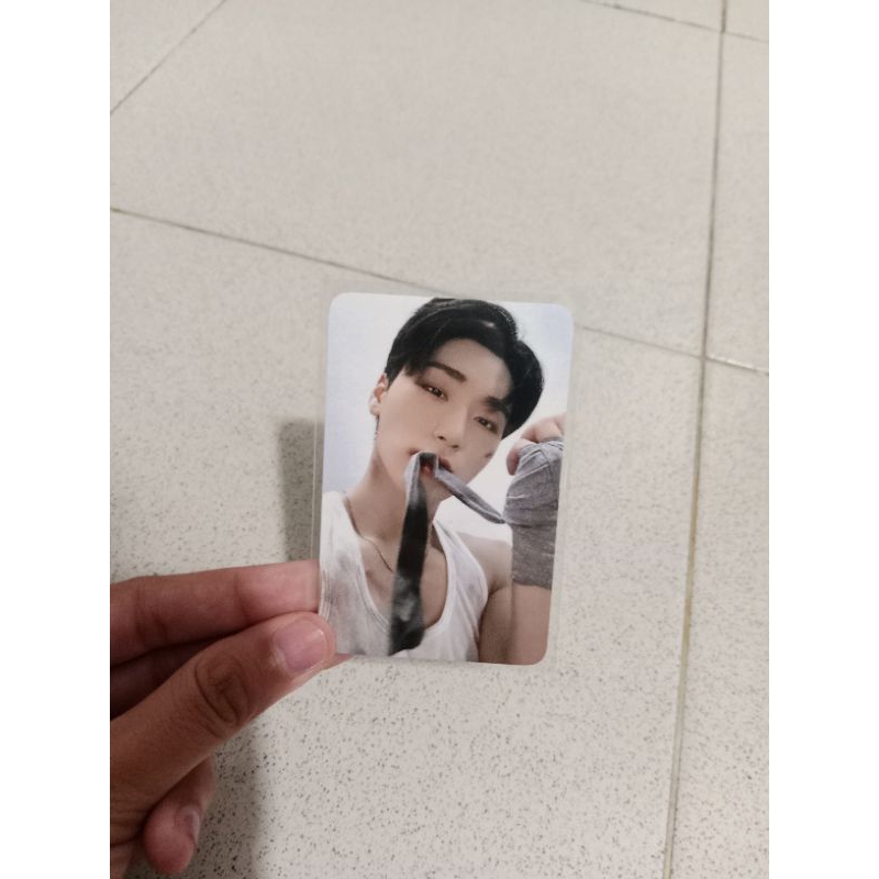 SAN ATEEZ POB EVERLINE OFFICIAL PHOTOCARD