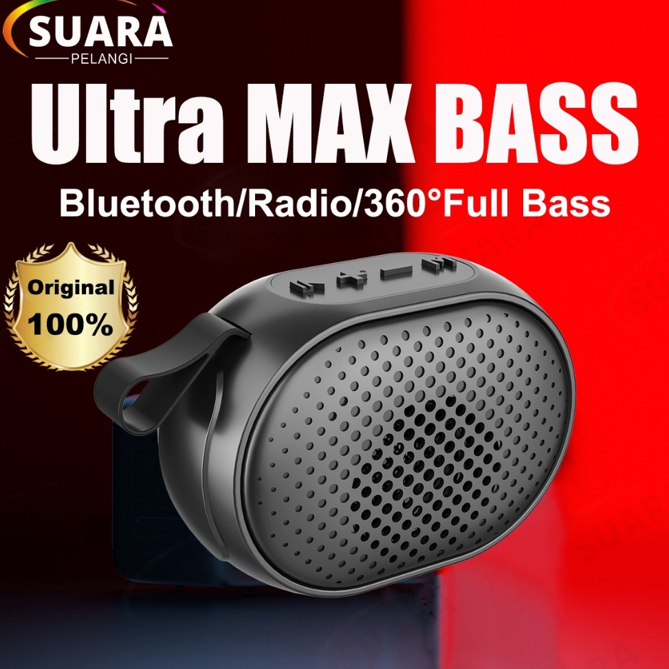 KM Ultra MAX BASSMusic Box Full Bass Bluetooth Speaker Super Bass Robot Portabel Mini JBL Original Wireless HiFi Subwoofer Dengan Tali Pengikat Mobil Portabel Luar Ruangan Berkualitas Tinggi Stereo Kecil Dengan Volume Besar Radio FMTFGaransi