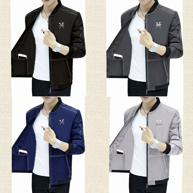 Melly81 COD Jaket Pria bomber QS QUIK SILVER quiksilver quick shopeehaul