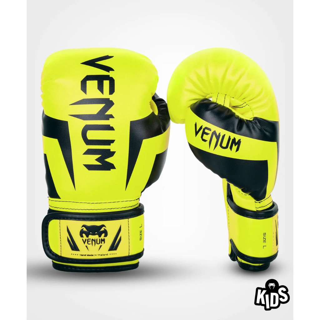 Venum Elite Boxing Gloves Kids - Exclusive - Fluo yellow